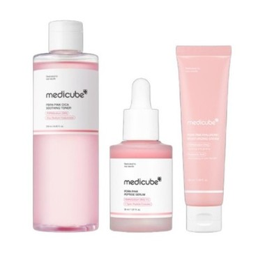 MediCube PDRN Traces Basic Set Ampoule 30ml/ Toner 250ml/ Moisture Cream 50ml