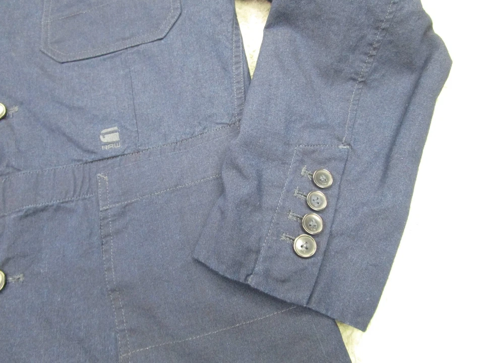 Chaqueta G-Star Para Hombre 40 Azul Blazer Abrigo Deportivo Shattor Omega Correct Foto 3 de 4