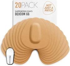 Dexcom G6 Adhesive Patches (20 Pack) - Dexcom G6 Stickers Adhesive Patches for S