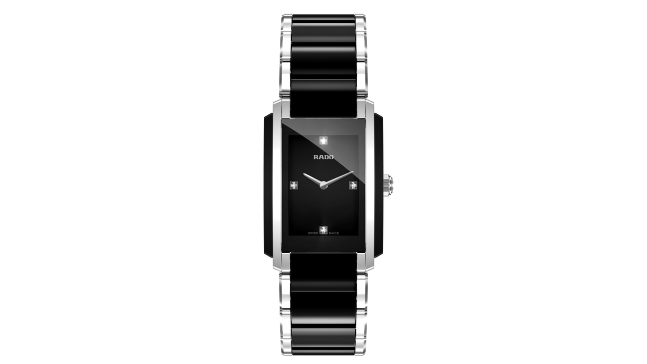 Rado Integral Jubile Two-tone Black Ceramic and Stainless Steel 