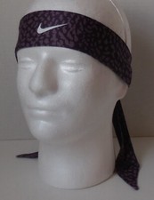 Nike Dri-Fit Head Tie Printed Skinny Adult Unisex Grand Purple/White
