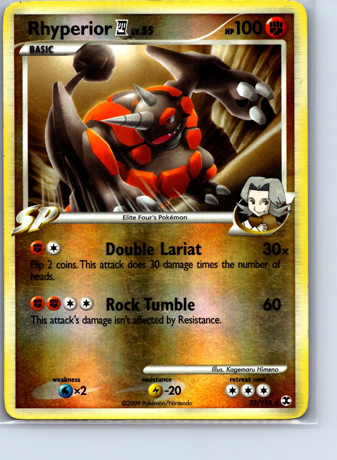 Rhyperior 32/111 Rising Rivals Reverse Holo *DMG