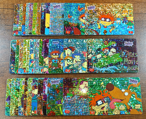 ¡JUEGO COMPLETO DE TARJETAS HOLOGRÁFICAS RUGRATS 36/36! PERÚ, AÑO 1996 - Imagen 17 de 22
