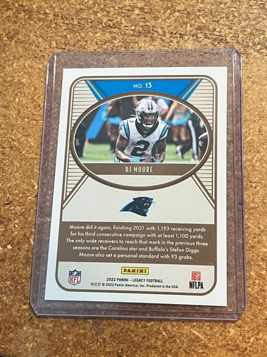2022 Panini Legacy Football # 13 DJ Moore - Picture 2 of 2