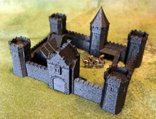 Greendale European Border Fort Modular Castle 10mm Terrain Bretonnia Warmaster