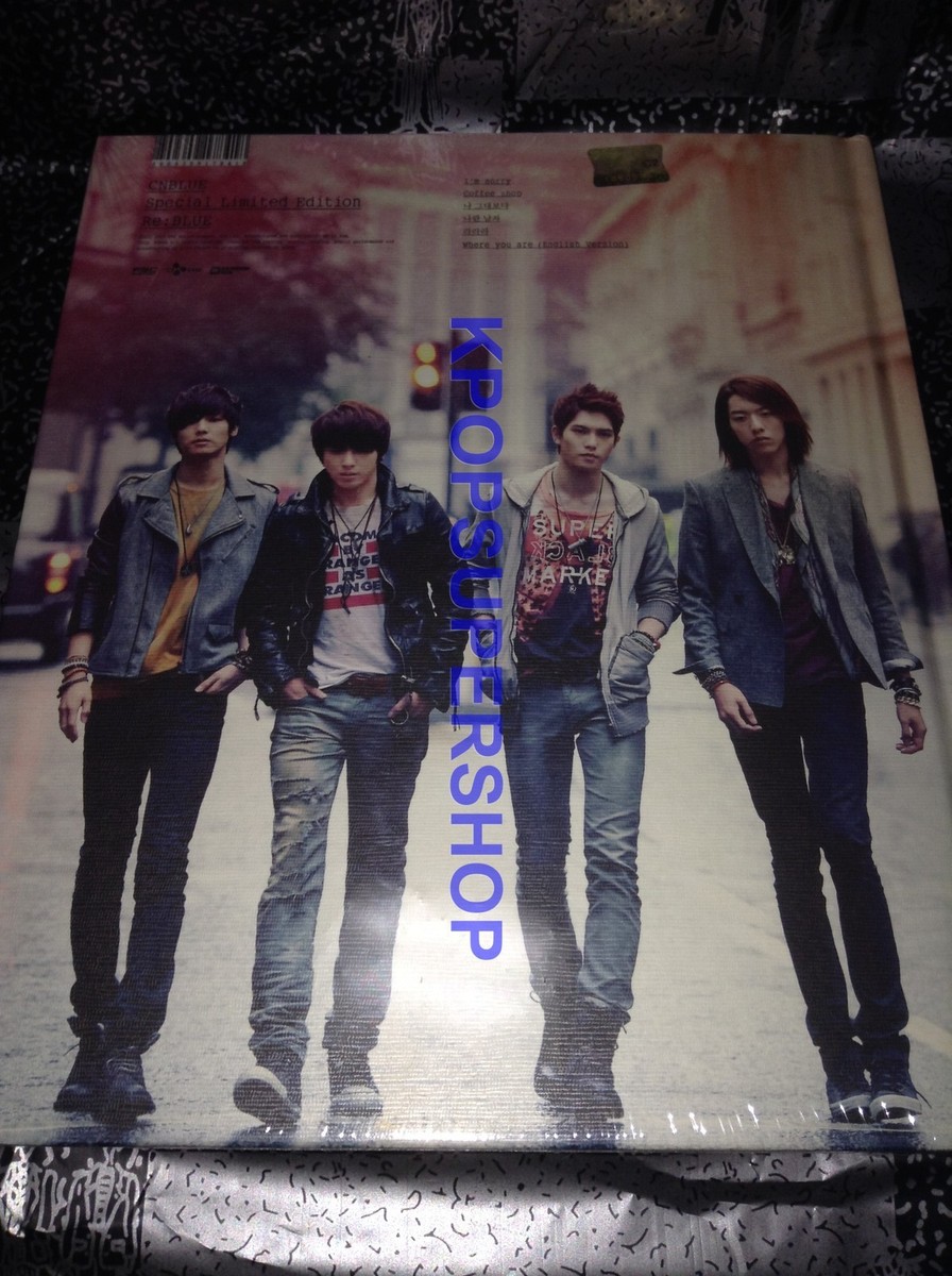 CNBLUE Special Limited Edition Re:BLUE CD DVD Photobook Part