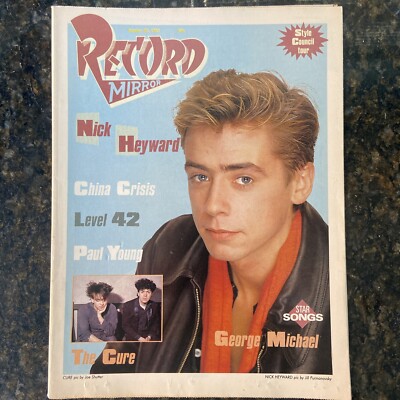 RECORD MIRROR 1983 - CURE CHINA CRISIS LEVEL 42 GEORGE MICHAEL Nick Heyward