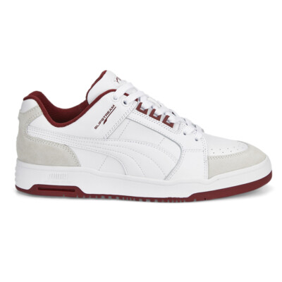 Puma Slipstream Lo Retro Lace Up  Mens White Sneakers Casual Shoes 38469206