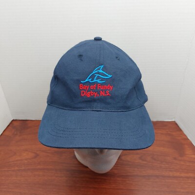 Bay Of Fundy Digby NS Strap Back Hat Whale Tail Cap