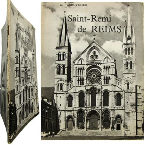 Basilique Saint-Remi de Reims 1963 Gustave Crouvezier art roman gothique - Bild 1 von 14