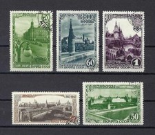 Russia 1947 Sc# 1134/42 Moscow 800 years anniversary 5 stamps NH CTO