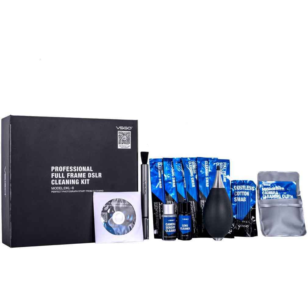 VSGO dkl-8 Kit di pulizia professionale full frame DSLR