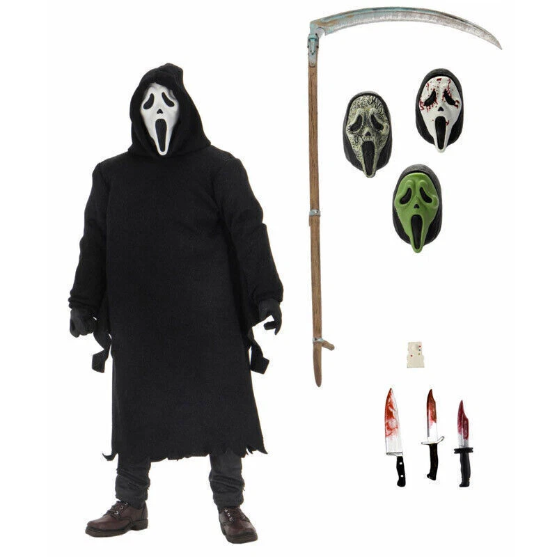 NECA Ghostface Ultimate 7 英寸可动人偶尖叫电影收藏全新美国现货 — 第 2/4 张图片