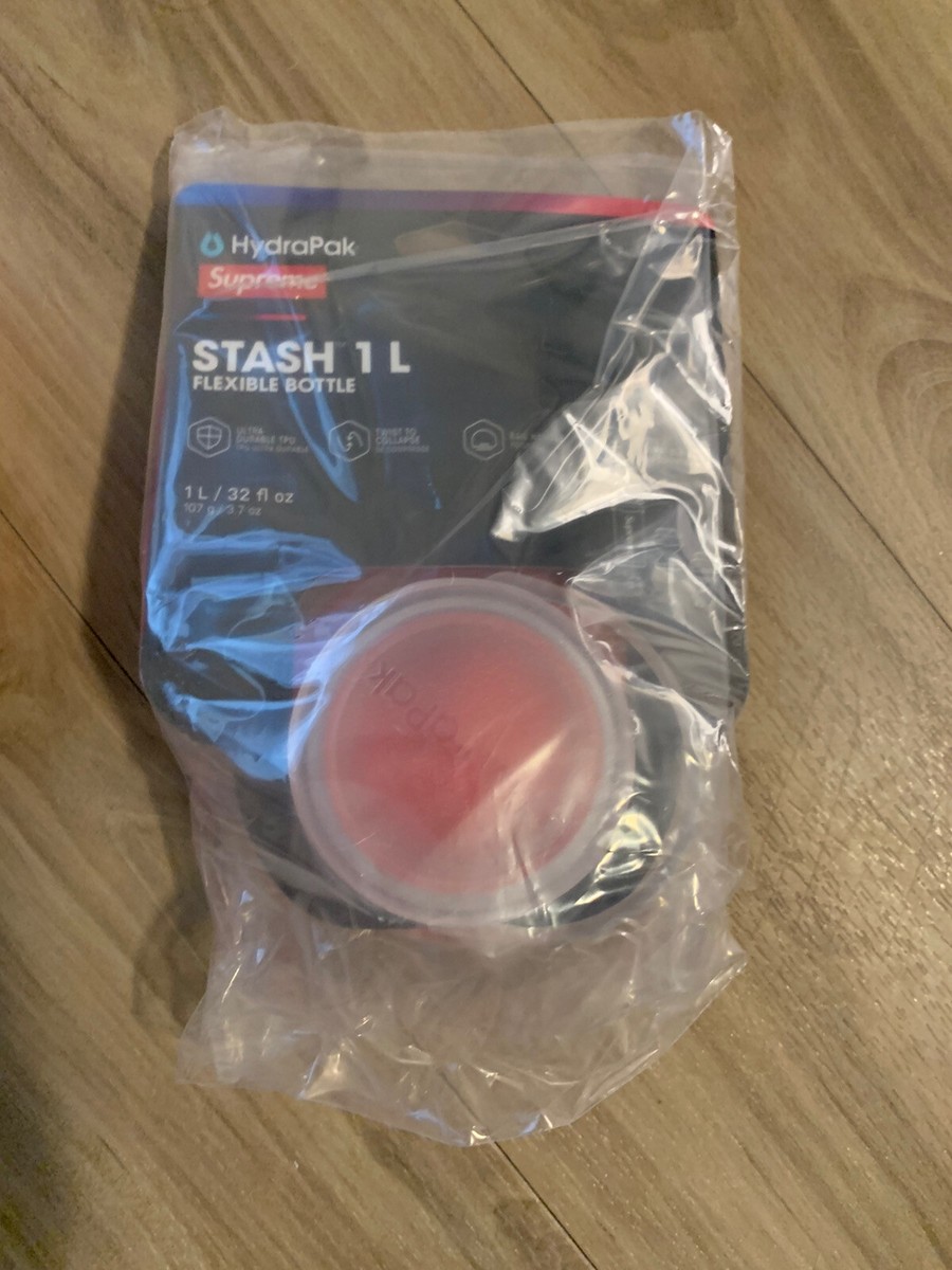 Supreme Hydrapak Stash 1.0L Bottle Red | eBay