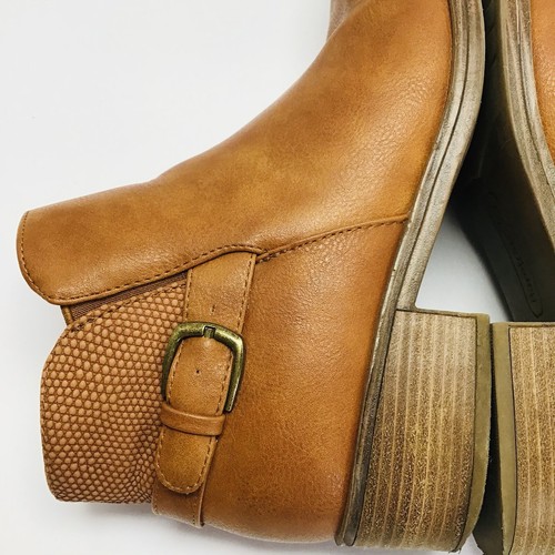 Stivaletti donna Baretraps Marconi taglia 7 M marrone cognac fibbia zip - Foto 9 di 12