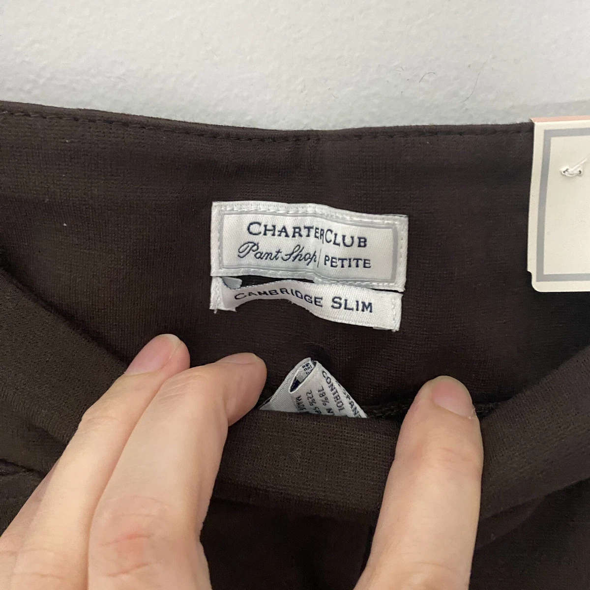 Charter club petite cambridge cheap slim