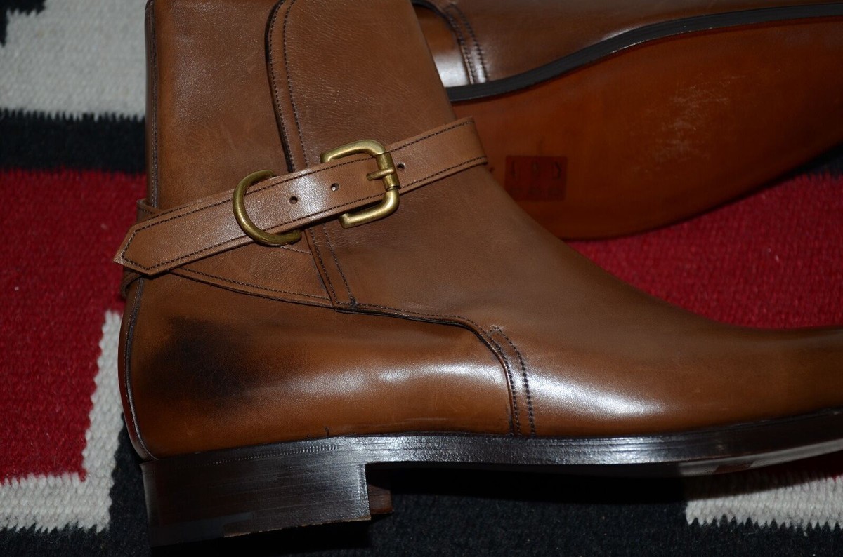 【美品】 Edward Green製 Ralph Lauren Ralph Lauren Purple Label Edward Green Black Calf Penny