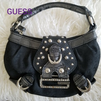 small black guess purse