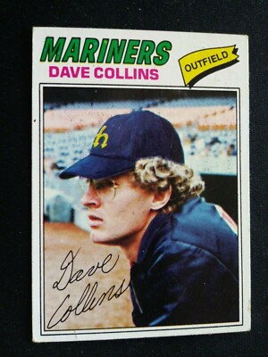 1977 Topps Baseball Card # 431 Dave Collins - Seattle Mainers