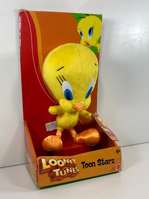 Looney Tunes Toon Starz Tweety Plush B4914 Mattel 2003