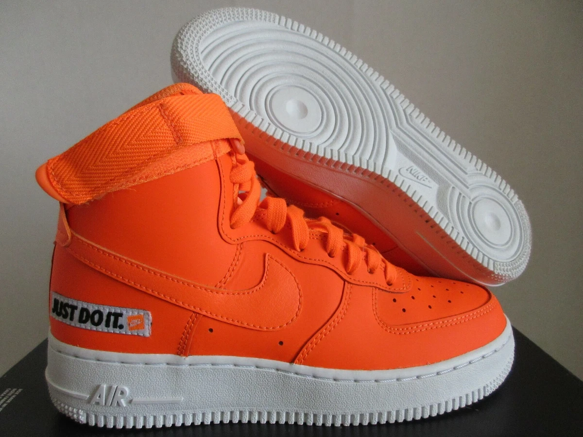 Con fecha de Suradam Excavación NIKE AIR FORCE 1 HIGH LV8 (GS) &#034;JUST DO IT&#034; SZ 6Y-WOMENS SZ 7.5  [AV7951-800] | eBay