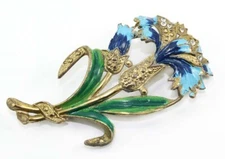 Vintage brooch 40's Carnation