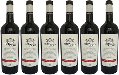 (8,20 /L) Nero D'Avola ''Terra delle Cicale'' IGP (6 X 0,75L) - 13,5 % Vol.