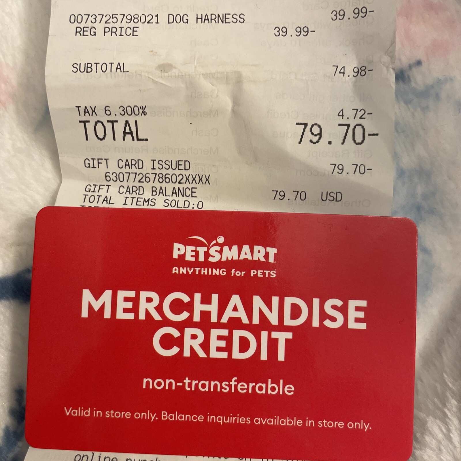 PETSMART Merchandise Credit 79.70 eBay