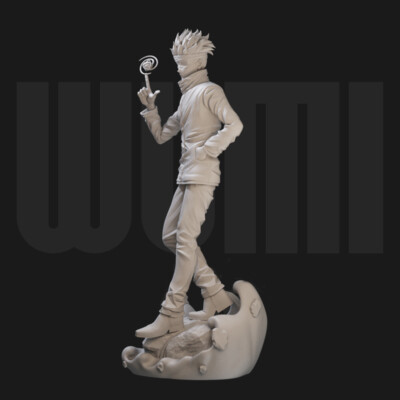 Satoru Gojo 1/24 1/18 3D Print Figure Model Kit Unpainted