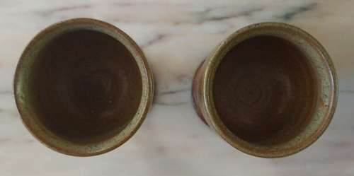 Two Vintage Bell Tower Pottery Wine Goblets/Wine cups - Picture 4 of 6