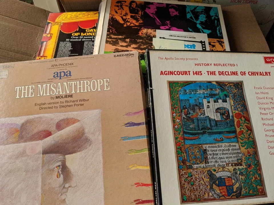 LP RECORD ALBUM LOT BOX SETS Film Movies OST Theater Plays Broadway Spoken Rare Foto 2 de 4