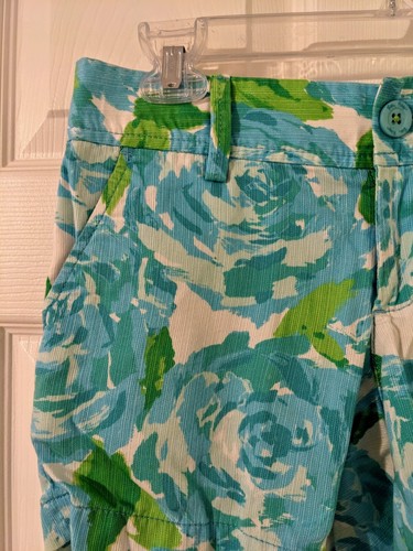 Lilly Pulitzer | Blue & Green Floral, The Callahan Short | Size 0 XS - Bild 4 von 9
