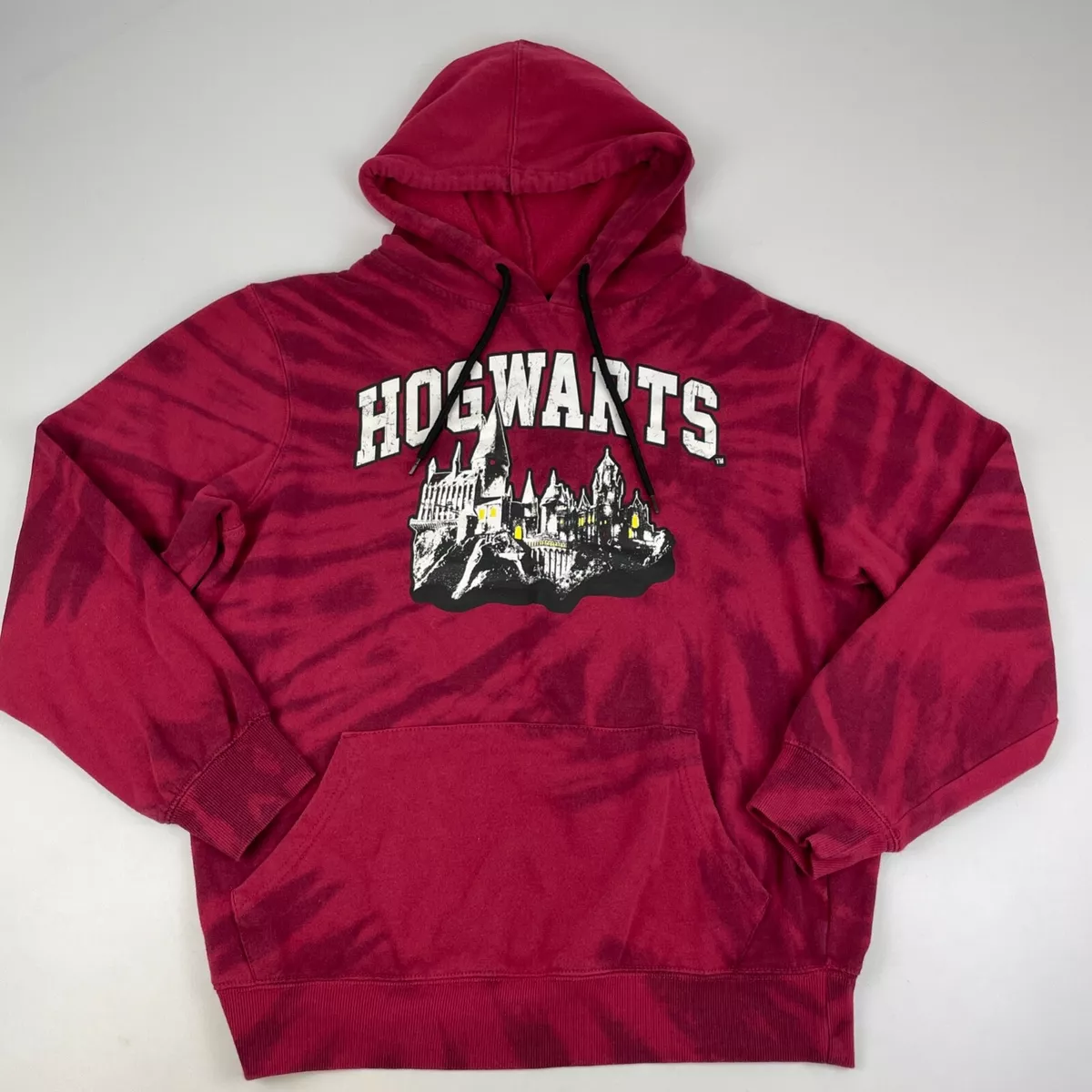 Wizarding World Harry Potter Men s Size S Hogwarts Red Tie Dye