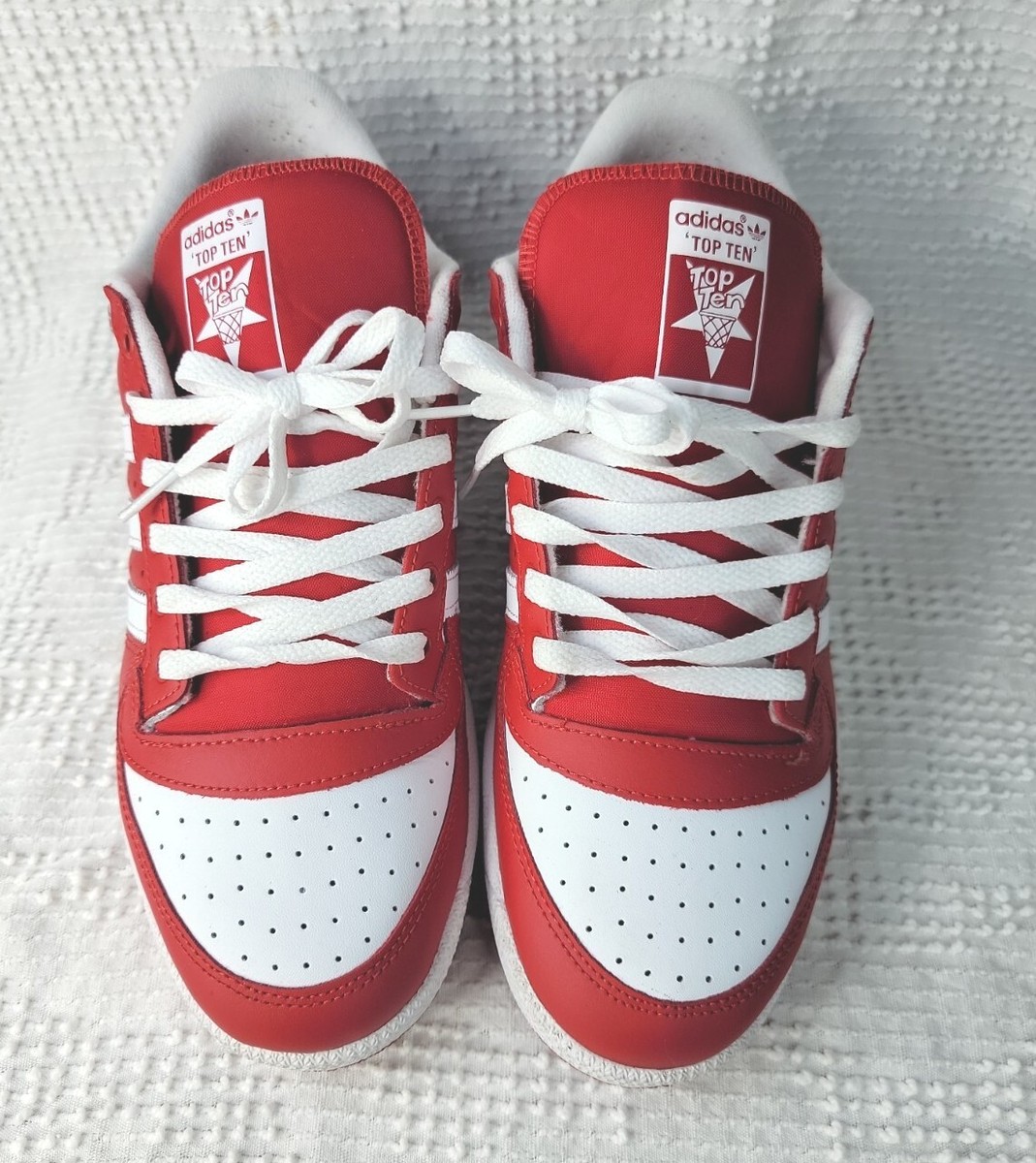ADIDAS Top Ten RB Low Trainer/Sneaker ATHLETIC Shoes WHITE  display picture 1