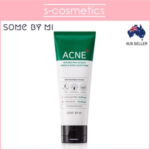 aha bha pha 30days miracle acne clear foam