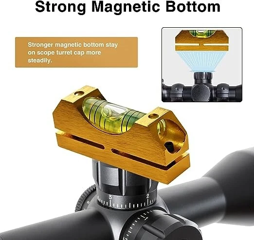 Scope Leveling Kit Professional Reticle Leveling System for Gun Smithing Golden - Image 4 of 4