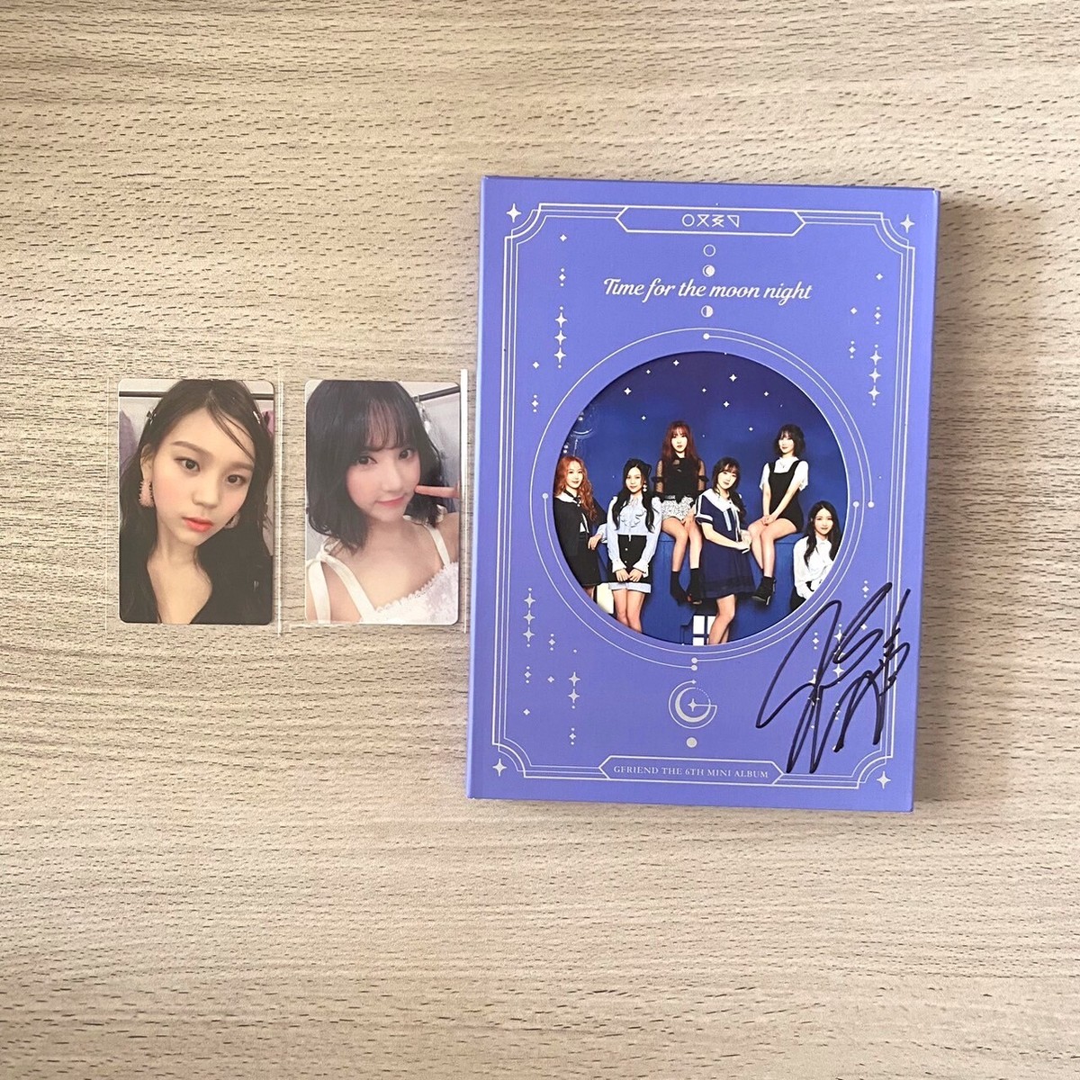 Gfriend time for the moon night Time ver. autographed Sinb + 2