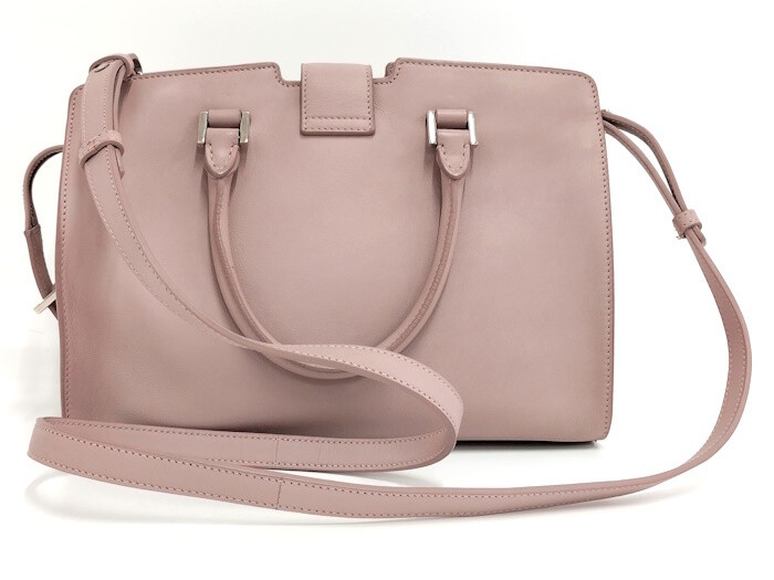 Borsa a tracolla YVES SAINT LAURENT Baby Cabas 2WAY pelle rosa beige 424868