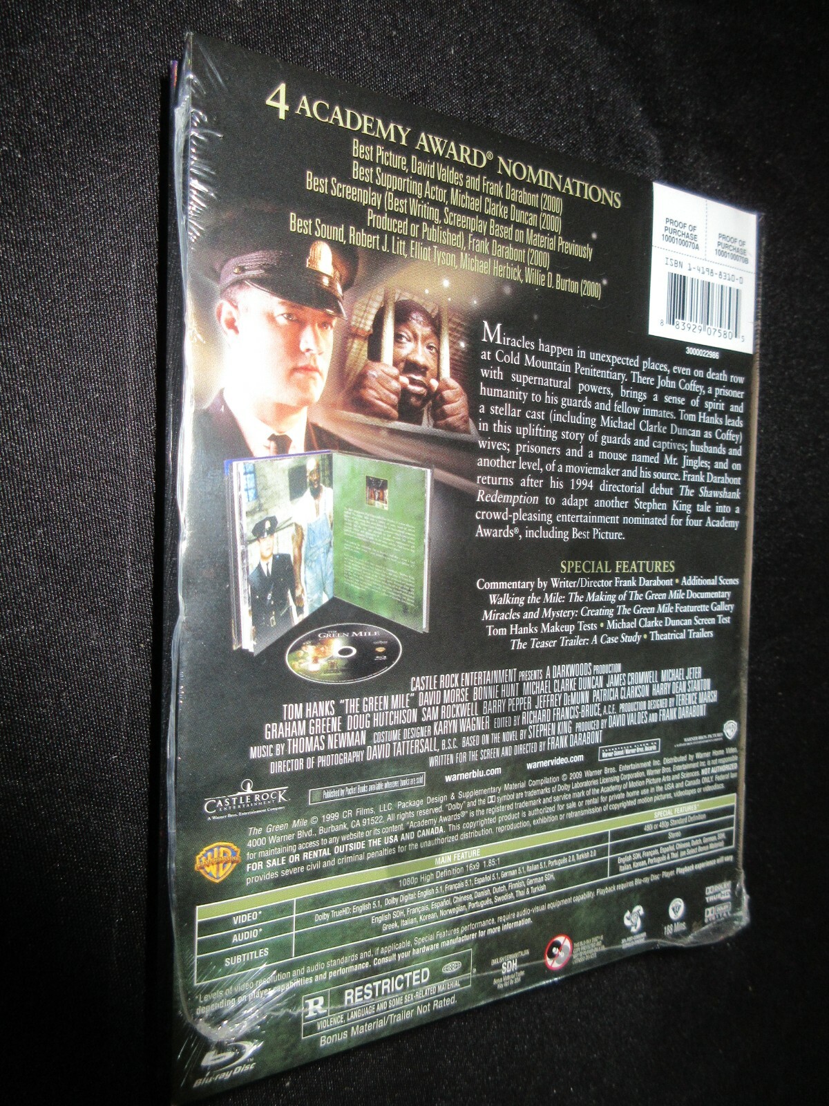 The Green Mile Blu Ray Disc 09 Digibook For Sale Online Ebay