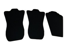 3 Jewelry display stands black velvet