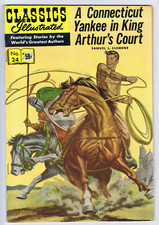 Classics Illustrated #24 Gilber 1971 A Connecticut Yankee in King Arthur's Court