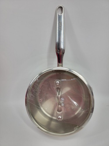 2 Pc T-fal Stainless Steel Covered Saucepan 89 208-8091 (new) - Picture 2 of 9