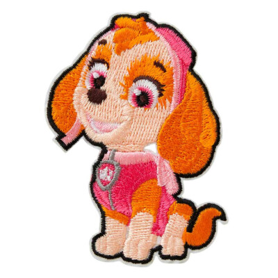 Aufbügelmotiv   Patch   Team PAW Patrol  Skye Figur   Applikation NEU
