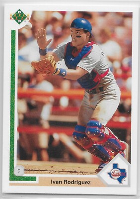 1991 Upper Deck Final Edition #55F Ivan Rodriguez RC Texas Rangers HOF