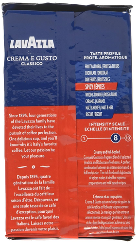 Italian "Crema E Gusto" Ground Espresso 8.8 Oz (Pack of 20) - Picture 2 of 7