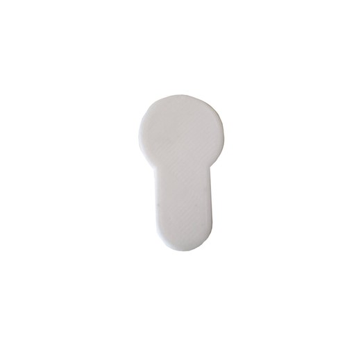 Keyhole Lock Cover Door Lock Cover Draft Draught Excluder Cap PushFit Install - Picture 5 of 7