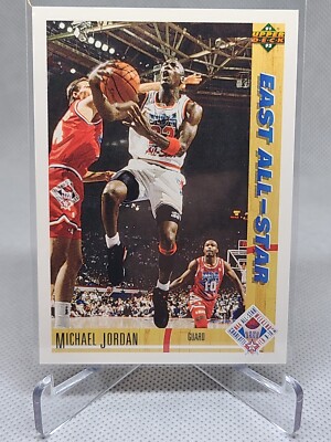 Michael Jordan Vintage 1991 Upper Deck #69 Chicago Bulls - East All-Star - HOF