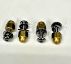 4 BRASS ACORN Motorcycle License Plate Frame Bolts Harley tag chopper bobber