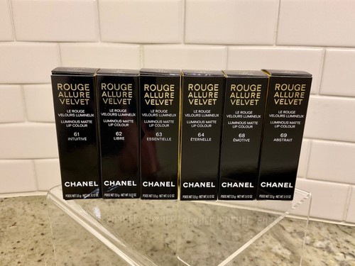 CHANEL Rouge Allure Velvet Luminous Matte Lipstick NIB Authentic Pick Your Color - Picture 8 of 14