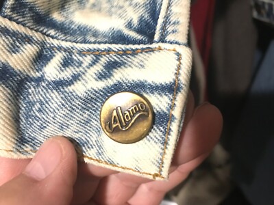Rare Tony Alamo Vintage Denim Jacket NFL New York Giants  display picture 3